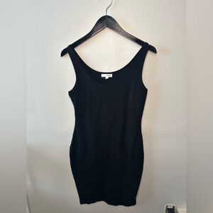 EMMA Black Mini Bodycon Dress